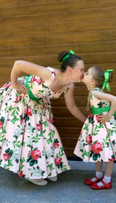 Сукня Стиляги M1706 Розы