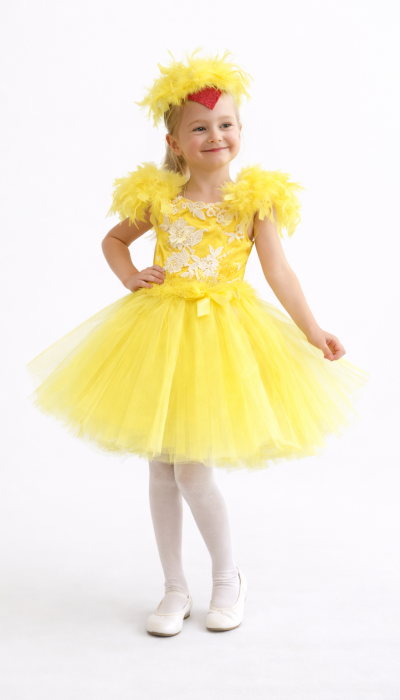 Костюм Курча для дівчинки пір'ячко