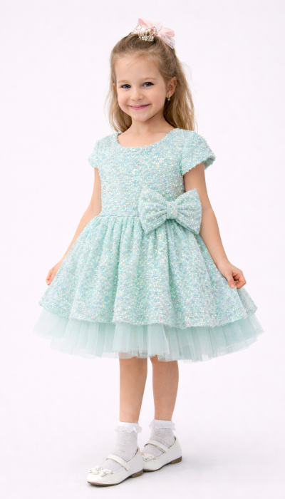 Сукня М'ятна іскорка блиск