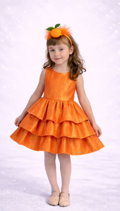 Карнавальний костюм Мандаринка Стиль для дівчинки