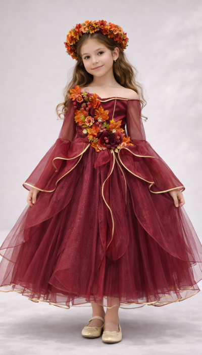 Carnival costume Autumn Bordeaux 2