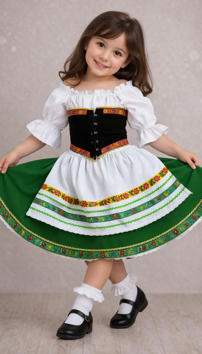 Баварський національний німецький костюм для дівчинки