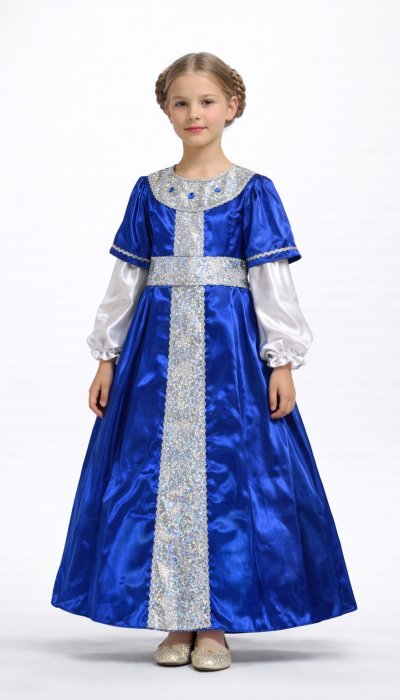 Сукня Середньовіччя синя