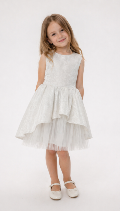 Сукня 84744 срібло