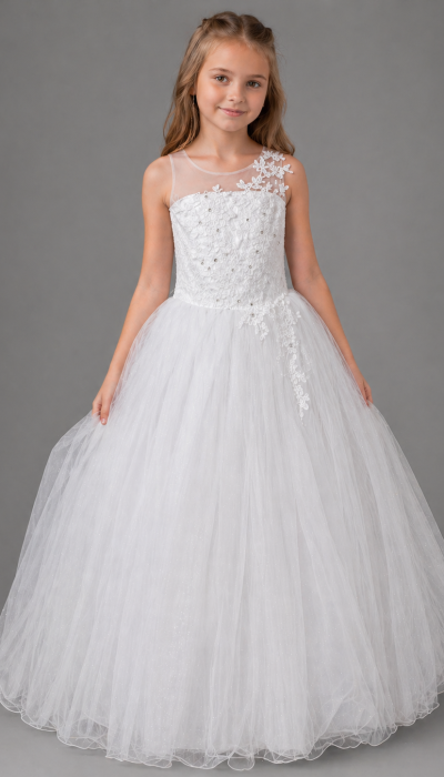 Ball gown 7485 Winter Snowflake