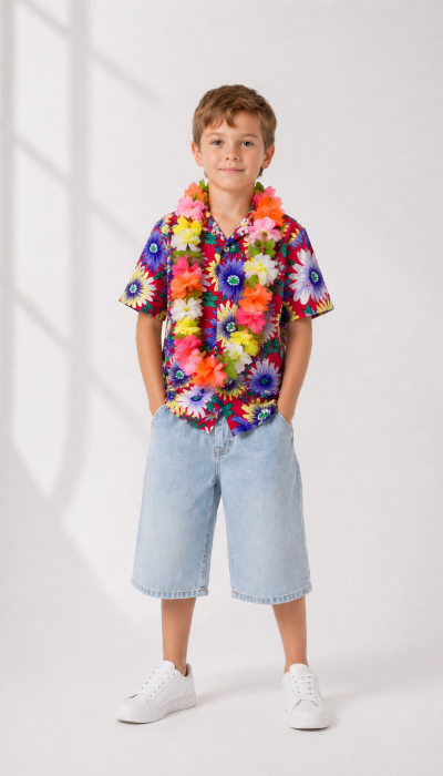 Hawaii carnival costume for a boy