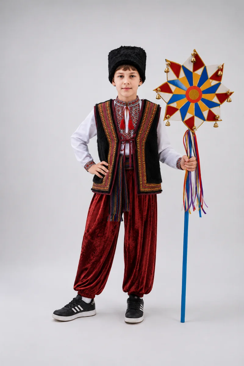 Костюм Колядник Гуцул Миколай українець Козак