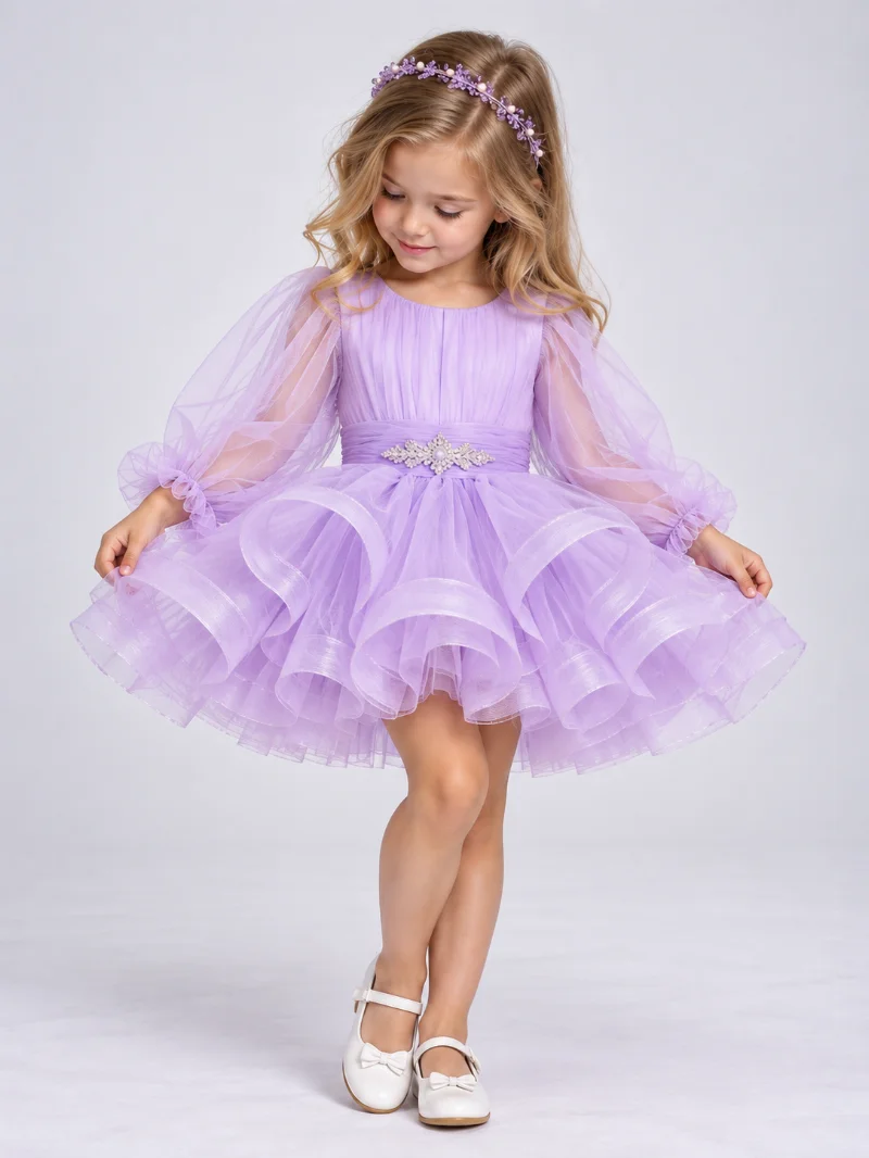Lavender Barbie mini dress