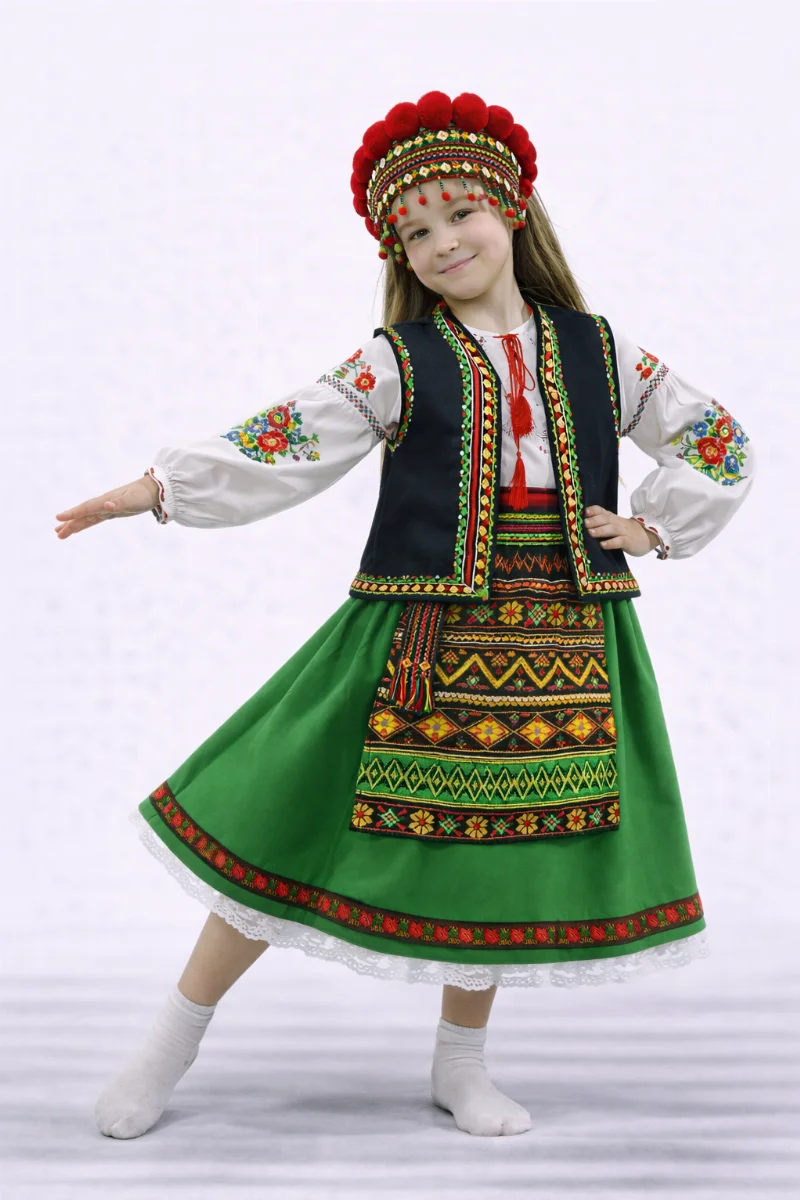 Костюм Українка смарагдова Дарина
