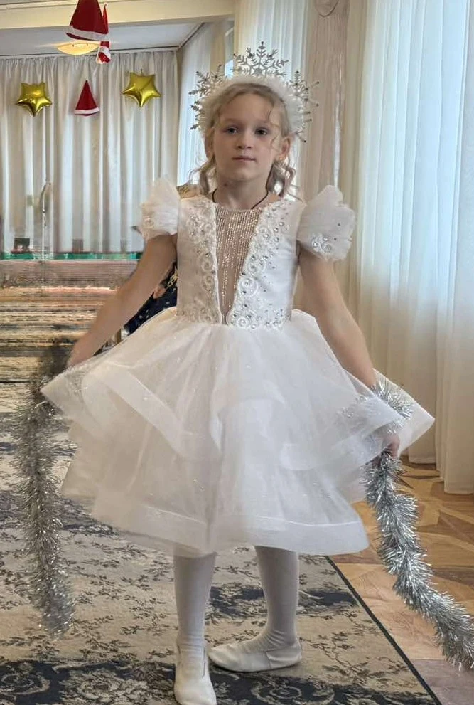 Платье Снежинка Блеск 2026 11765