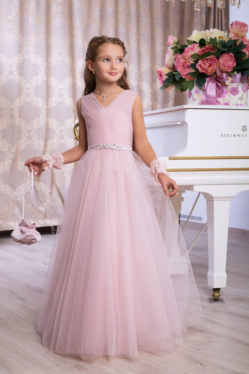 Бальна сукня 9766 пудра