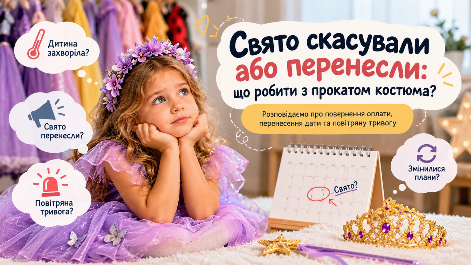 Свято скасували казковий костюм і плани