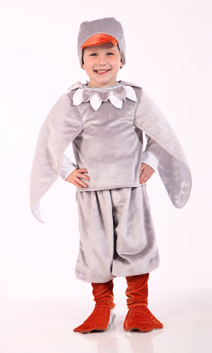 Карнавальний костюм дитячий Гусь сірий, Гусь білий